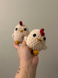 Mini Crochet Chick plush